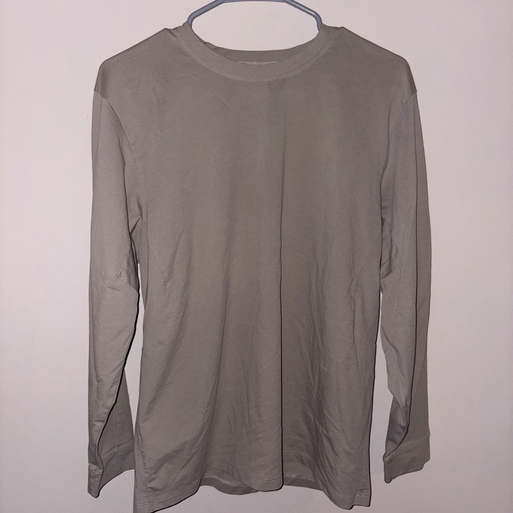 lululemon athletica Men's Long-Sleeve Crewneck - Light Gray